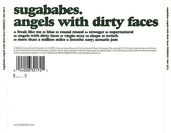 Sugababes – Angels With Dirty Faces   CD  	Island Records – CIDZ8122