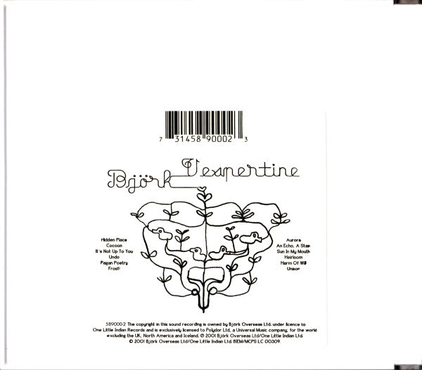 Bjoerk - Vespertine  CD  UMG 589000-2