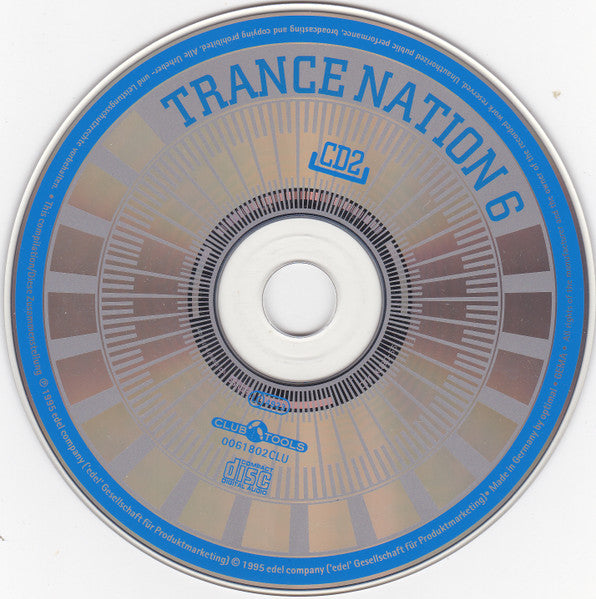 Various – Trance Nation 6   	 2 x CD CD, Mixed  0061802CLU