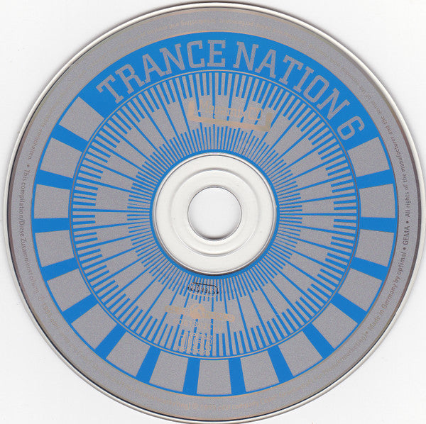 Various – Trance Nation 6   	 2 x CD CD, Mixed  0061802CLU