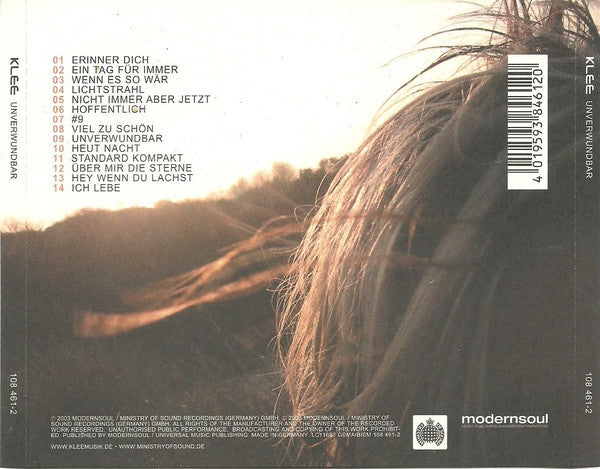 KLEE - Unverwundbar   CD 0009049MIN