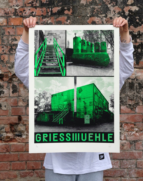 Limited Griessmuehle Silkscreen Art Print