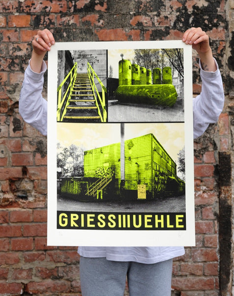 Limited Griessmuehle Silkscreen Art Print
