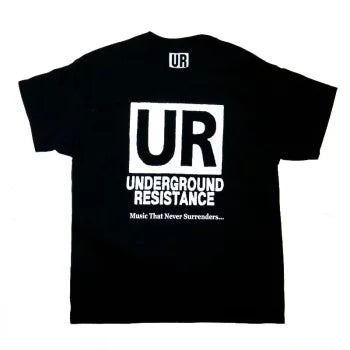 Classic, OG UR logo, bearing the legend "Music That Never Surrenders"   Size L